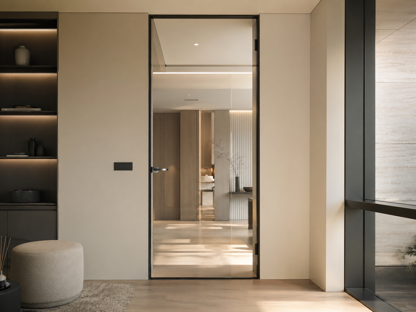 Drzwi szklane · frameless